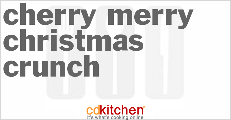 Cherry Merry Christmas Crunch - CDKitchen.com