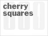 recipe for cherry squares