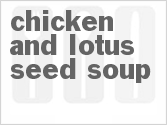 recipe for chicken and lotus seed soup