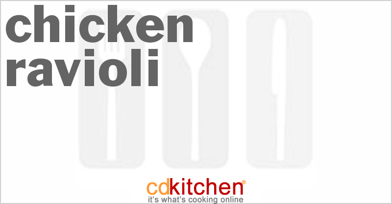 Chicken Ravioli - CDKitchen.com