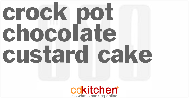 Chocolate Custard Cake - CDKitchen.com