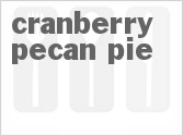 recipe for cranberry pecan pie