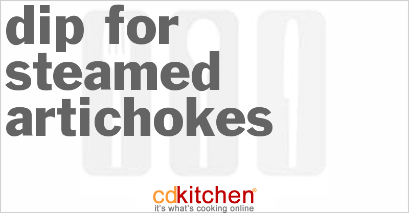 Dip for Steamed Artichokes - CDKitchen.com