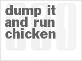 recipe for dump it and run chicken