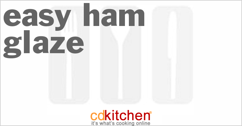 Easy Ham Glaze Recipe