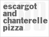 recipe for escargot and chanterelle pizza