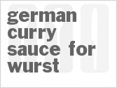 recipe for german curry sauce for wurst