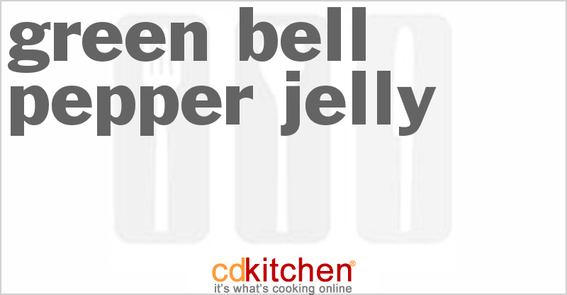 Green Bell Pepper Jelly - CDKitchen.com