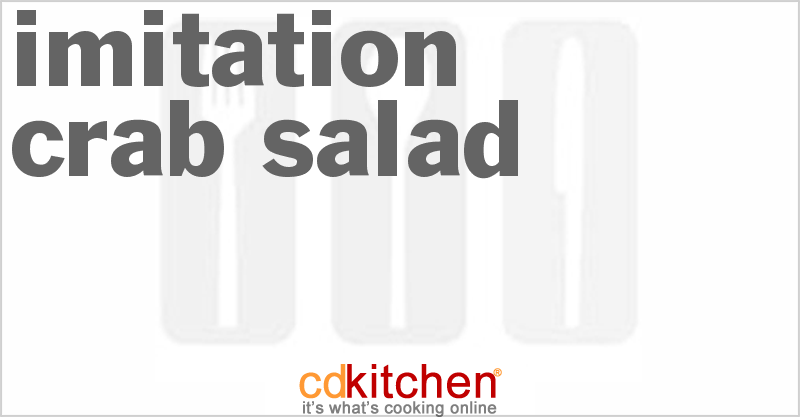 Imitation Crab Salad - CDKitchen.com
