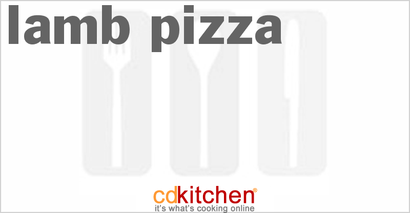 Lamb Pizza - CDKitchen.com