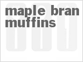 recipe for maple bran muffins