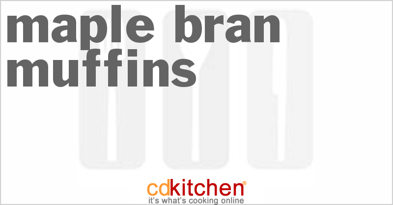 Maple Bran Muffins - CDKitchen.com