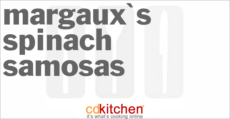 Margaux's Spinach Samosas - CDKitchen.com