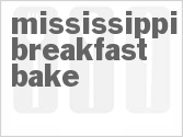recipe for mississippi breakfast bake