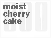 recipe for moist cherry cake