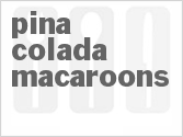 recipe for pina colada macaroons