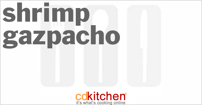 Shrimp Gazpacho - CDKitchen.com
