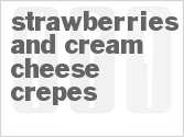 recipe for strawberries and cream cheese crepes