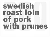 recipe for swedish roast loin of pork with prunes