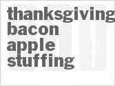 recipe for thanksgiving bacon-apple stuffing