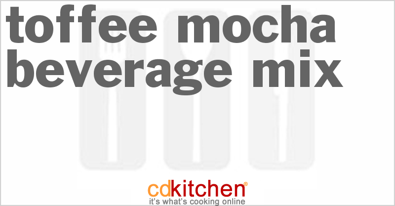 Toffee Mocha Beverage Mix - CDKitchen.com