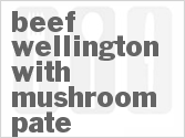 Beef Wellington With Mushroom Pate