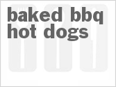 recipe for baked bbq hot dogs