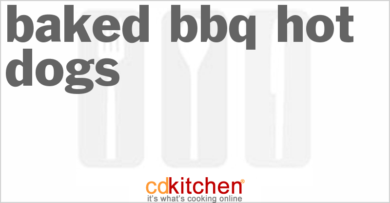 Baked BBQ Hot Dogs - CDKitchen.com