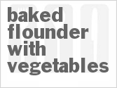 recipe for baked flounder with vegetables