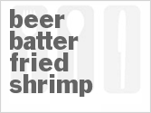 recipe for beer-batter fried shrimp