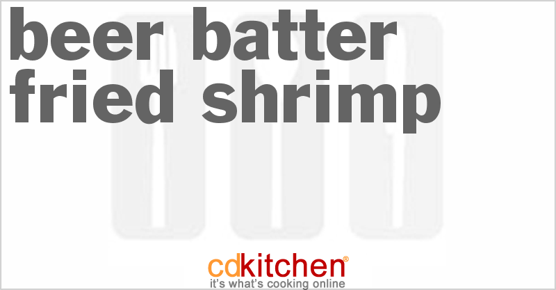 Beer-Batter Fried Shrimp - CDKitchen.com