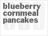 recipe for blueberry cornmeal pancakes