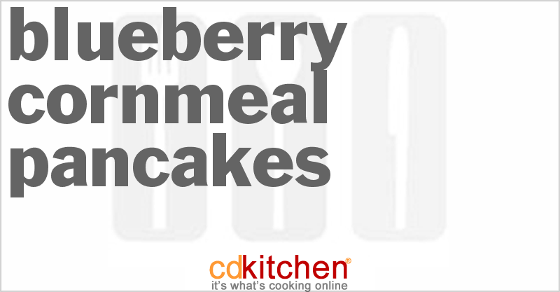 Blueberry Cornmeal Pancakes - CDKitchen.com