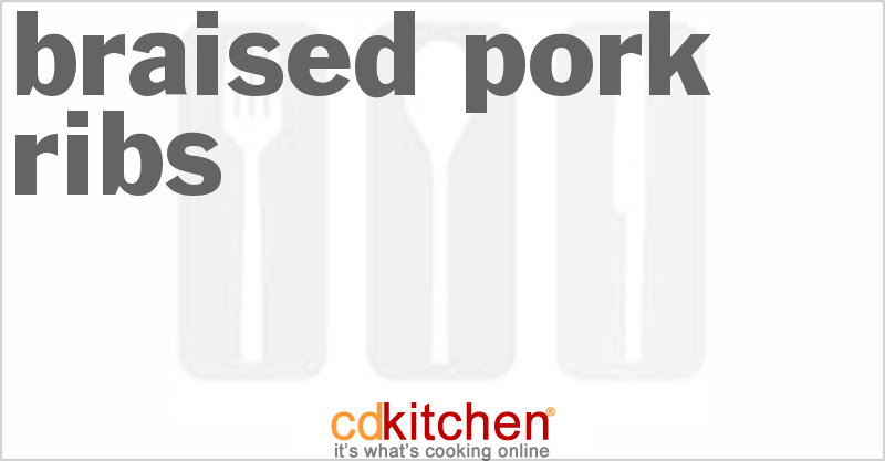 Braised Pork Ribs - CDKitchen.com