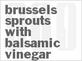 recipe for brussels sprouts with balsamic vinegar