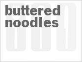 recipe for buttered noodles