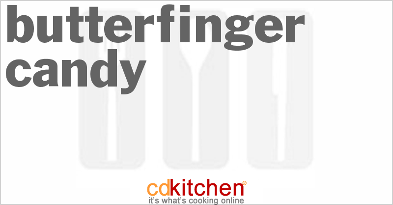 Homemade Butterfinger Candy Bars - CDKitchen.com