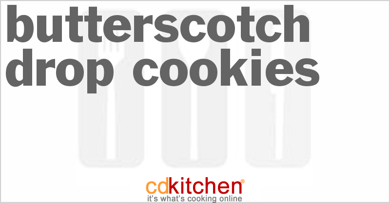 Butterscotch Drop Cookies - CDKitchen.com