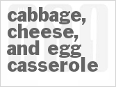 recipe for cabbage, cheese, and egg casserole