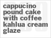 recipe for cappuccino pound cake
