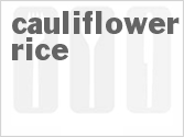 recipe for cauliflower rice