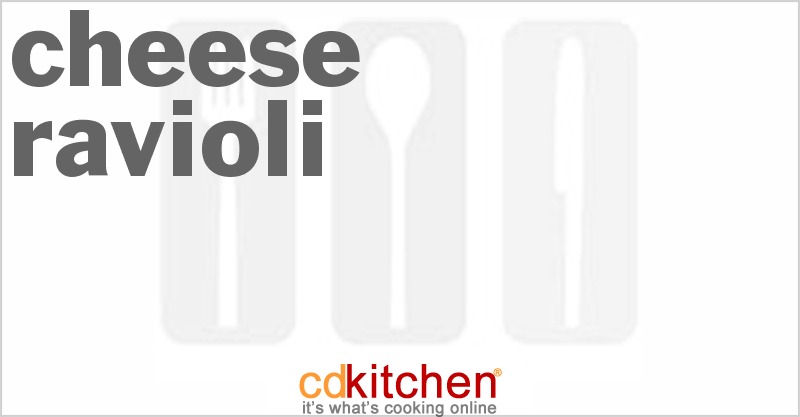 Cheese Ravioli - CDKitchen.com