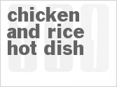 recipe for chicken and rice hot dish