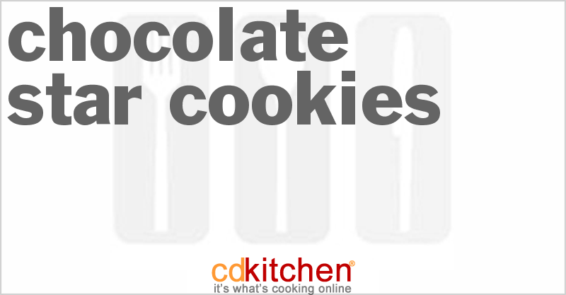 Chocolate Star Cookies - CDKitchen.com