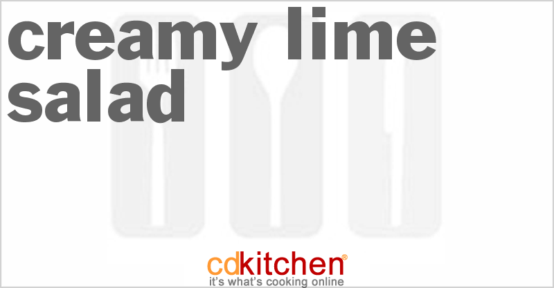 Creamy Lime Salad - CDKitchen.com