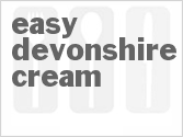 recipe for easy devonshire cream