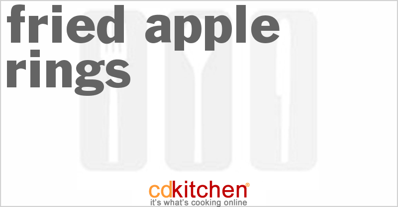 Fried Apple Rings - CDKitchen.com