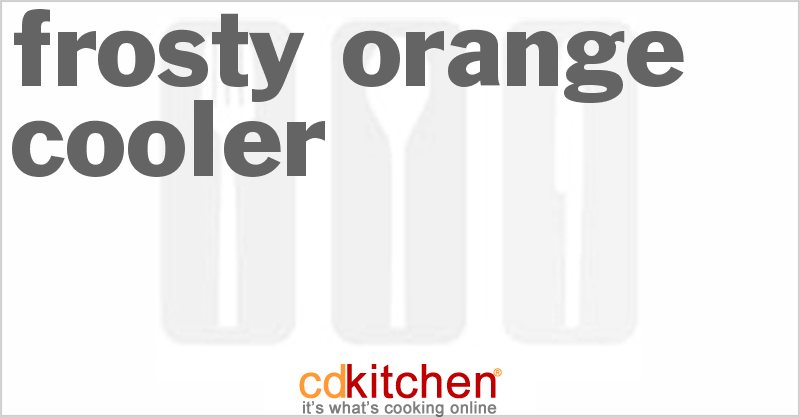 Frosty Orange Cooler - CDKitchen.com
