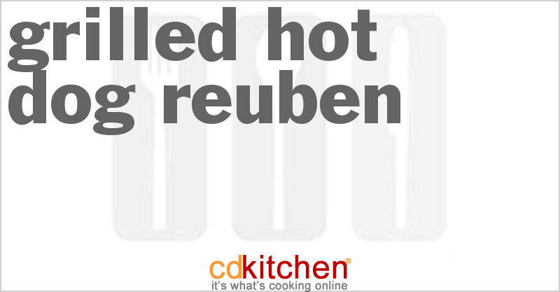 Grilled Hot Dog Reuben - CDKitchen.com