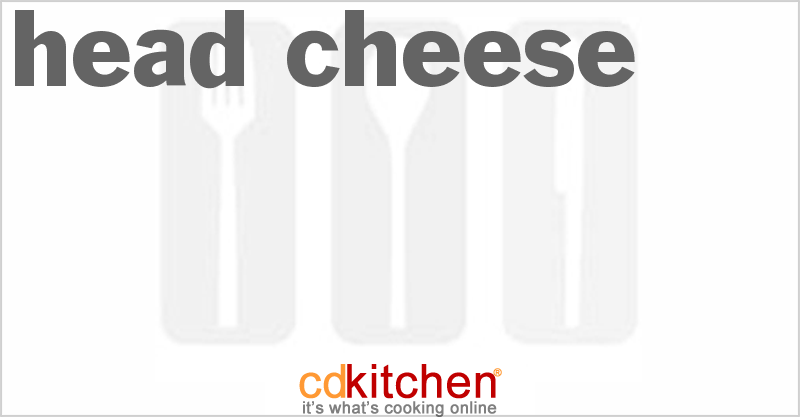 Head Cheese - CDKitchen.com